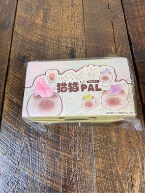 Cat PAL Crystal Blind Box Full Set Case 6 Figures Sealed Kawaii Collectible
